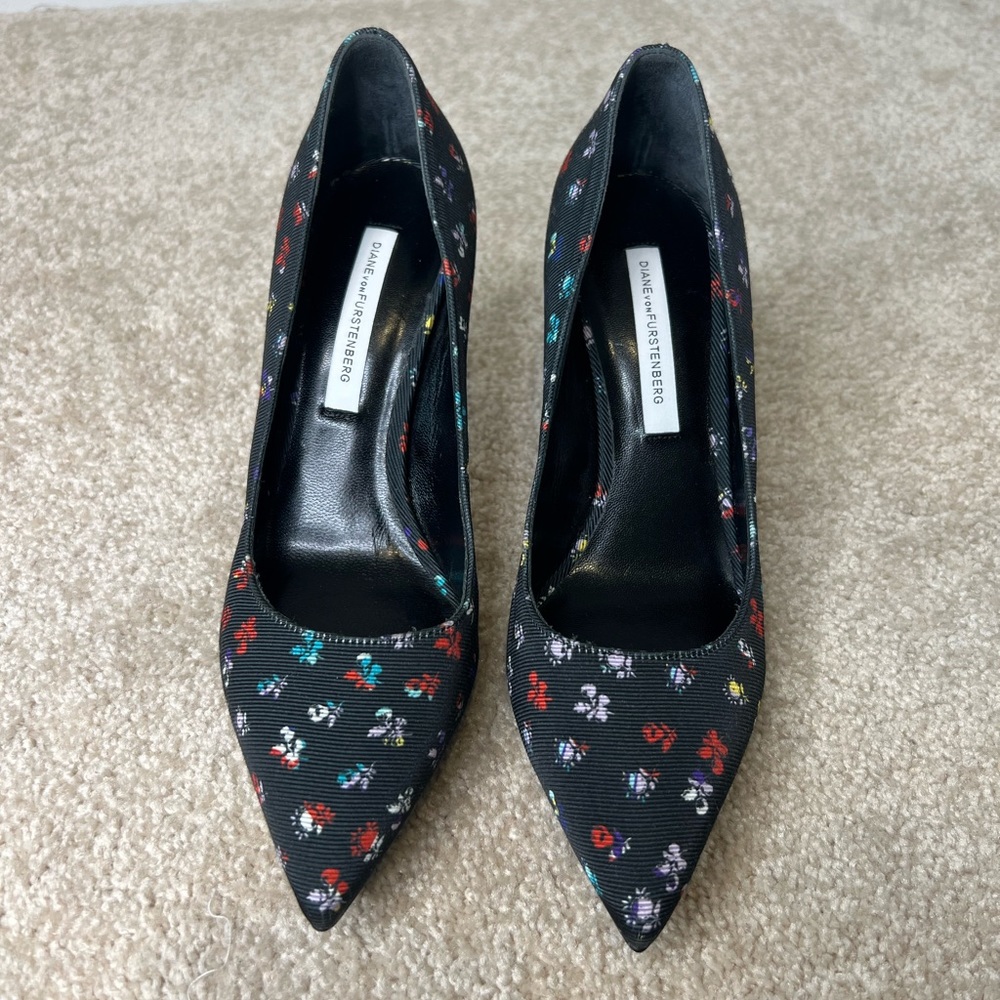 Diane von Furstenberg DVF heels 37.5/7.5 made in Italy